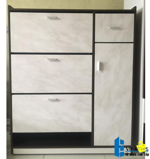 tủ giày thông minh 3 tầng 1 cánh